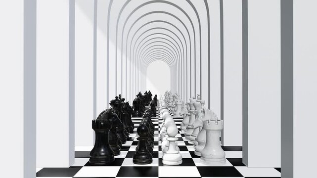 Chess Hall Tunnel Background and Loop