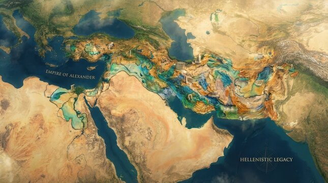 Hellenistic Legacy and Empire of Alexander in Ancient Geography