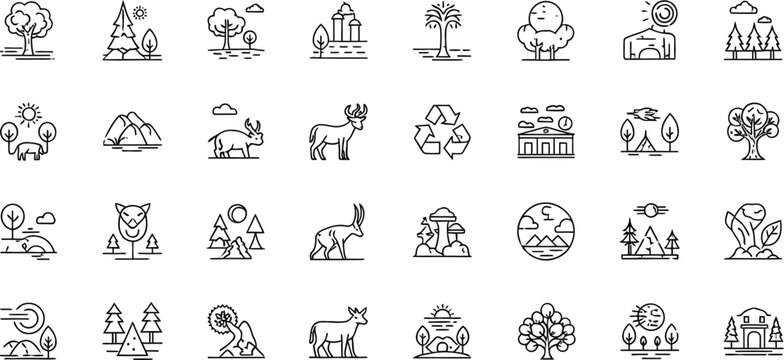Collection of ancient egyptian hieroglyphs and figures in black and white