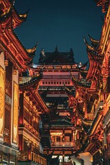 Fototapeta premium Temple at Shanghai 