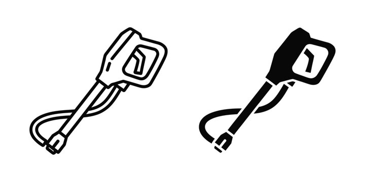 Comparison of two different types of car key fob and ignition key designs