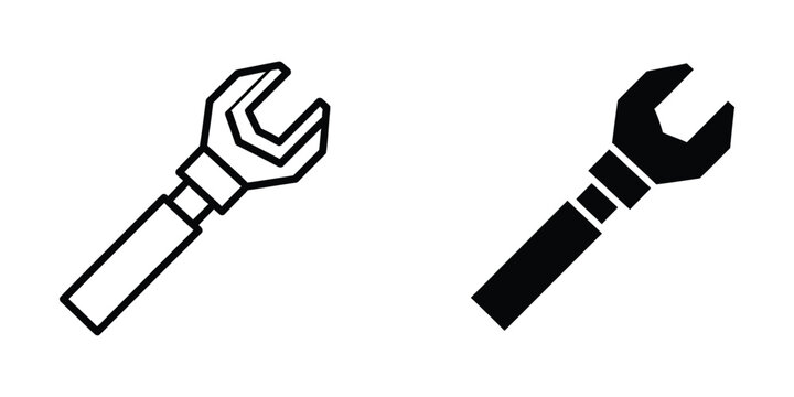 Two contrasting wrenches symbolizing different styles of design or functionality