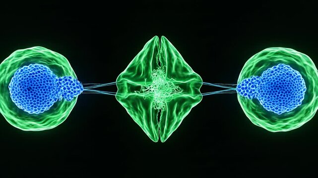 Cell Division Animation A Microscopic Journey Through Mitosis and Meiosis.