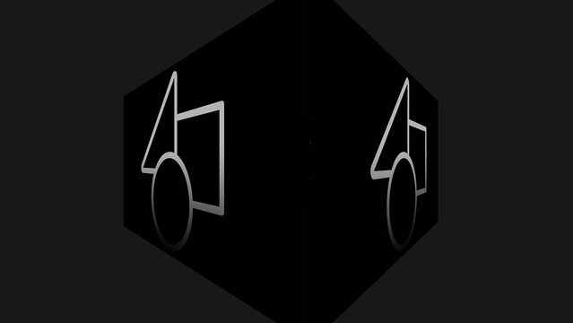 3D Carousel with 1 Media Loop