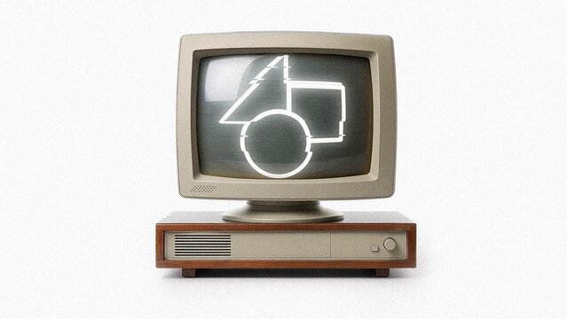 Retro Monitor with Media Replacement