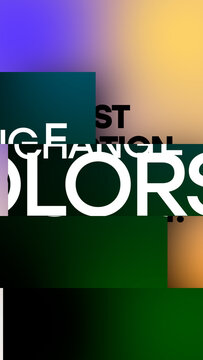 Vertical Split Text with Gradients