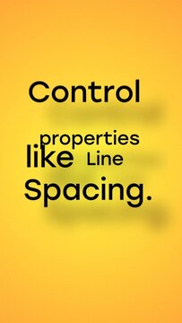 Vertical Text Choreography 3D Animator