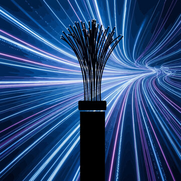 Fiber Optic Cable Technology Network.