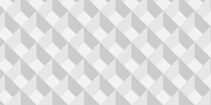 Vector structure box minimal white abstract cube. paper square wall texture. geometric tile hexagon mosaic wall grid wallpaper. minimal geometric block cube isometric mosaic background.