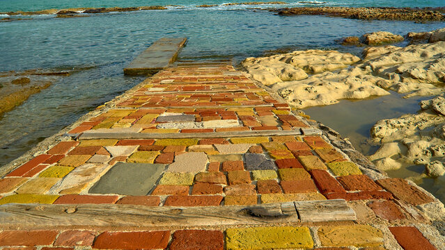 Slipway for fishing boats in Ancona (Italy)