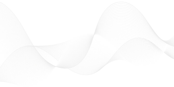 Beautiful dynamic smooth space texture background. vector wave digital white and gray gradient blend futuristic technology. flow tech transparent line stripe energy connection web music and sound.