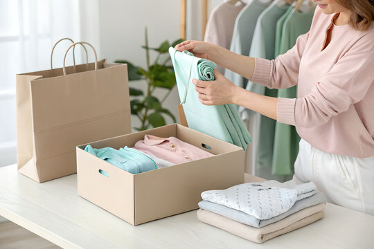 Seasonal Wardrobe Change with Packing Light Spring Clothes