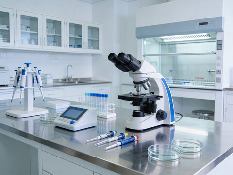 Modern science laboratory