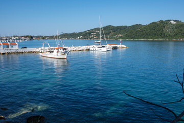 Obraz premium The town of Skiathos, Sporades, Thessaly, Greece