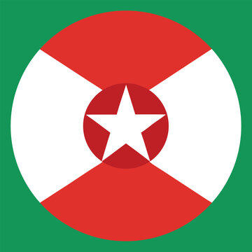 grenada flag round circle icon flat vector design