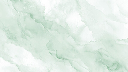 Naklejka premium Soft green watercolor texture with white background and subtle abstract patterns for design and art