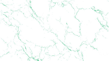 Obraz premium Green cracked texture on white background with scattered lines and dots abstract pattern