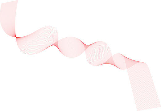 Beautiful pink ribbon isolated on a white background designed as a heart shape vector illustration for a romantic Valentine celebration, wedding card decoration, or birthday banner art