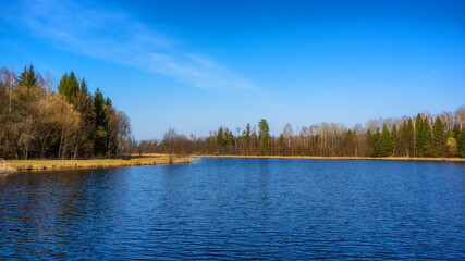 Zbiornik wodny Wyżary, Puszcza Knyszyńska, Podlasie, Polska © podlaski49