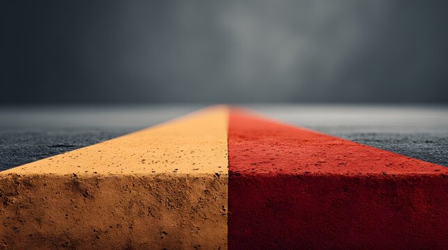 Divided Path Concept: Choice & Direction