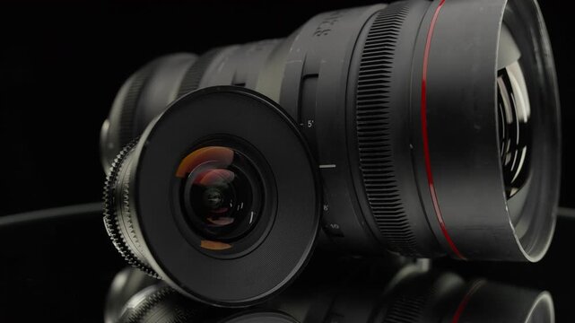 Wide and compact cinema lens pair