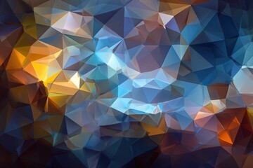 abstract low-poly vector background