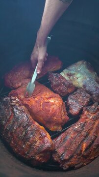 carne ahumada asado argentino