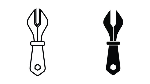 Comparison of two different screwdriver tip designs shown in black and white