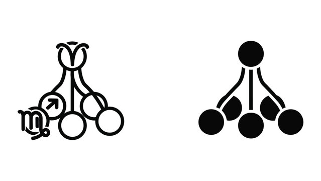 Comparison of directed and undirected tree structures with root nodes