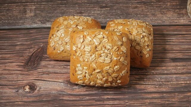 seeded rolls healthy food