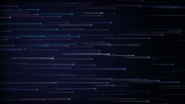 Dynamic digital lines illustrating rapid data flow, future success, and technological achievement background