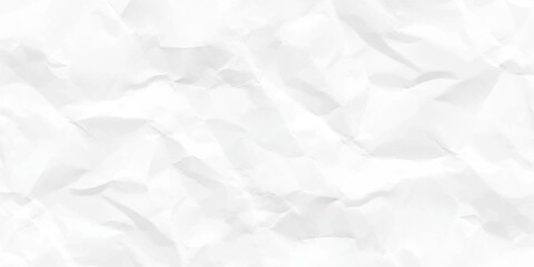 Obraz premium white crumpled paper. crumpled sheet of white paper background texture. Clean white paper, wrinkled, abstract background.