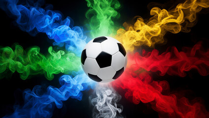 Fototapeta premium balompié, bailes, balón, deporte, juego, aislada, negro, blanco, objeto, gol, aparatos, montar, certamen, equipo, ocio, diversión, fuego, esfera, actividad, cuero, circunferencia, colores