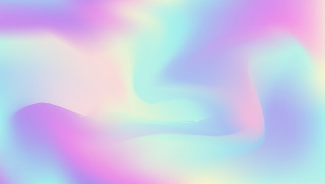 Vaporwave Texture. Fantasy Flyer. Shiny Minimalist Illustration. Pearlescent Gradient. Purple Retro Background. Hologram Gradient. Soft Concept. Pastel Foil. Pink Vaporwave Texture