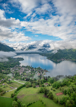 Lac d'annecy en parapente