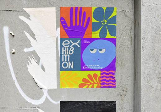 Mockup of Guerrilla poster in Barcelona