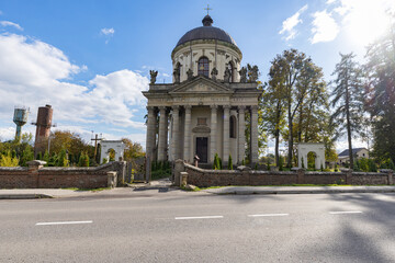 Obraz premium Baroque Roman Catholic Church of St Joseph in Pidhirtsi Ukraine