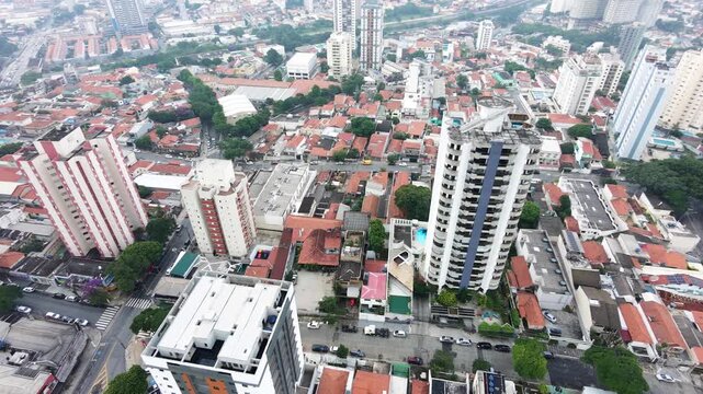 C&eacute;u de S&atilde;o Paulo voando de drone