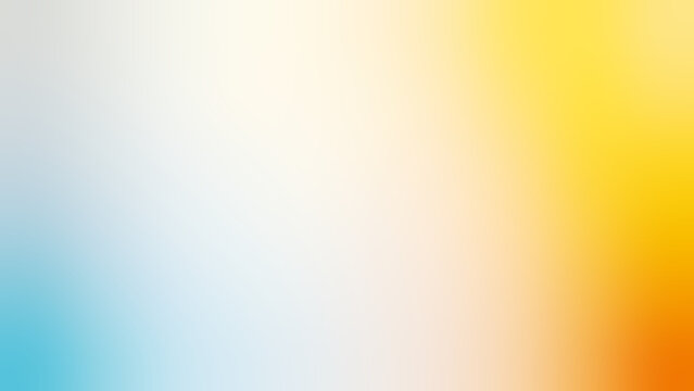 Vibrant White Blue and Yellow Gradient Background Banner