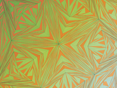 Elegant Penrose Pattern Fivefold Symmetry Background