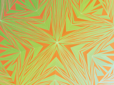 Golden Ratio Geometric Tiling Vector Art Illustration