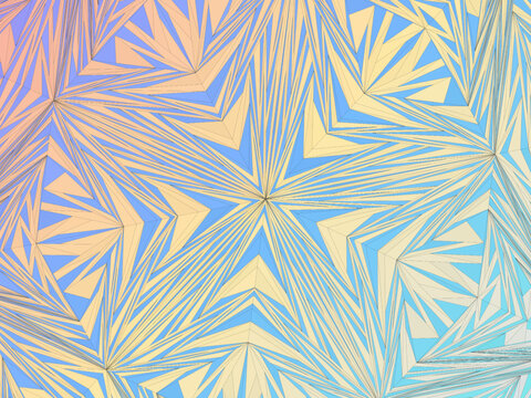 Penrose Tiling Aperiodic Pattern Abstract Vector Background