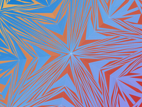 Non-Repeating Mathematical Tiling Pattern Art Print