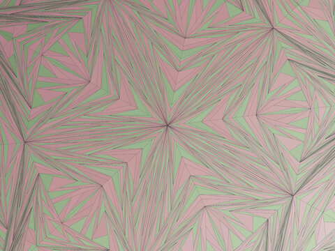 Non-Repeating Mathematical Tiling Pattern Art Print