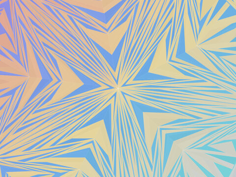 Abstract Penrose Tessellation Colorful Background Design