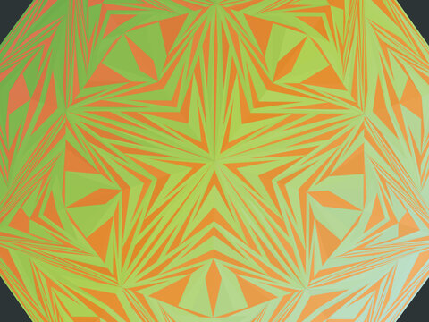 Geometric Penrose Rhombus Mosaic Modern Design Wallpaper