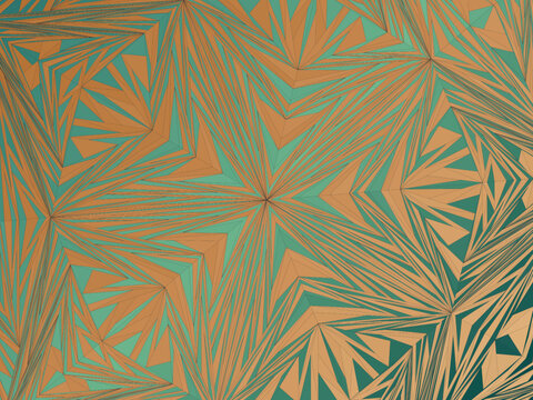 Penrose Tiling Aperiodic Pattern Abstract Vector Background