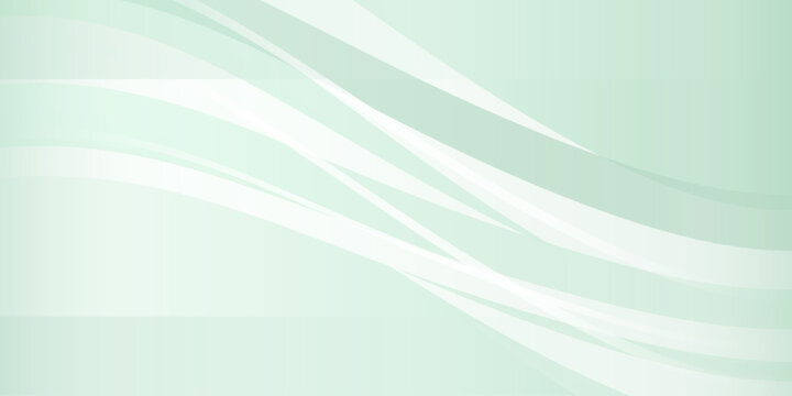 Soft mint green background with white wavy lines pattern