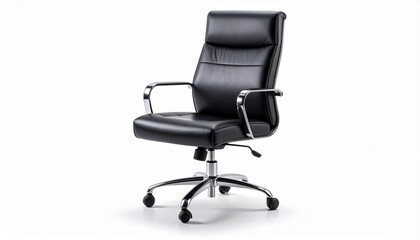 Obraz premium black office chair