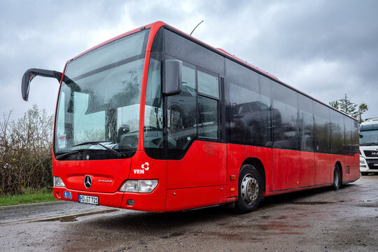 Koblenz, Germany - March 28, 2026: VRN Verkehrsverbund Rhein-Neckar Mercedes-Benz Citaro bus
